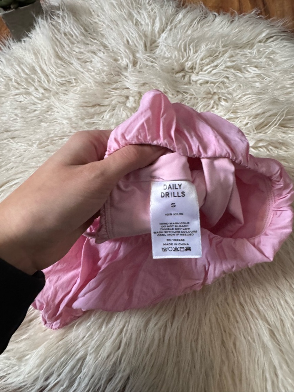 Daily Drills Bubble Bra Top Baby Pink - Picture 4 of 5